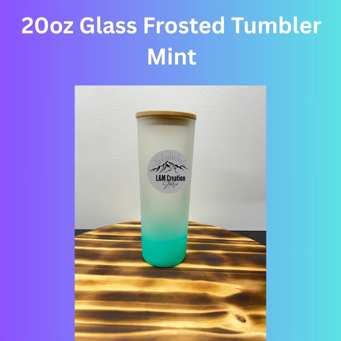Sublimation 25oz Frosted Glass Tumblers
