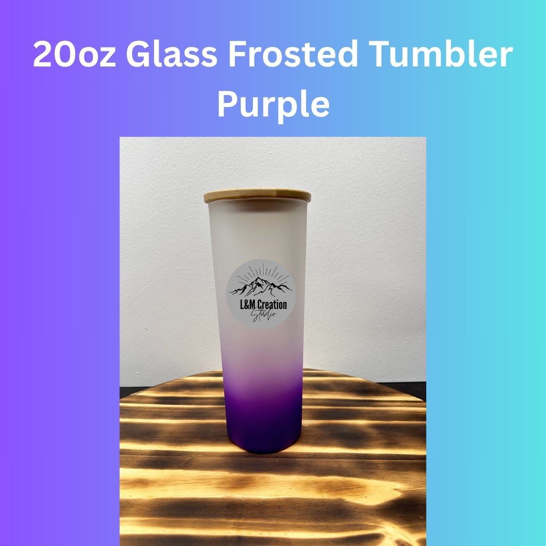 Sublimation 25oz Frosted Glass Tumblers