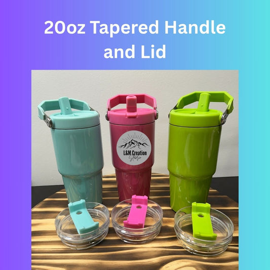Sublimation 20oz Handled Tapered Tumbler