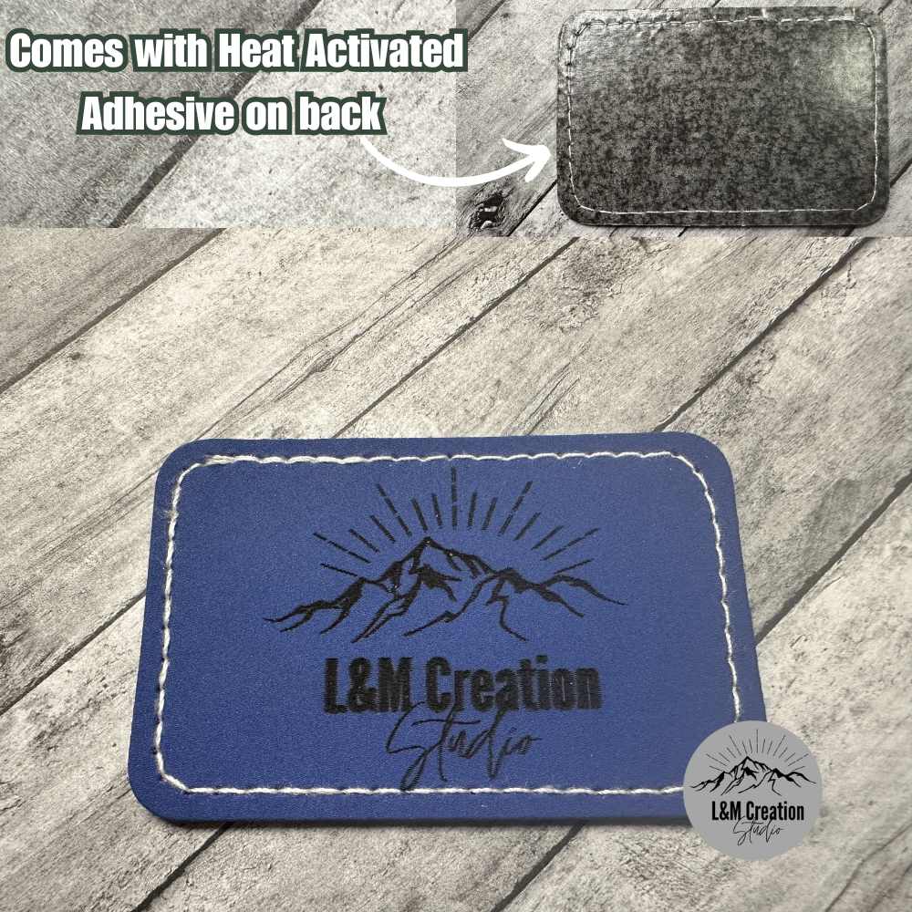 Leatherette Laser Patch