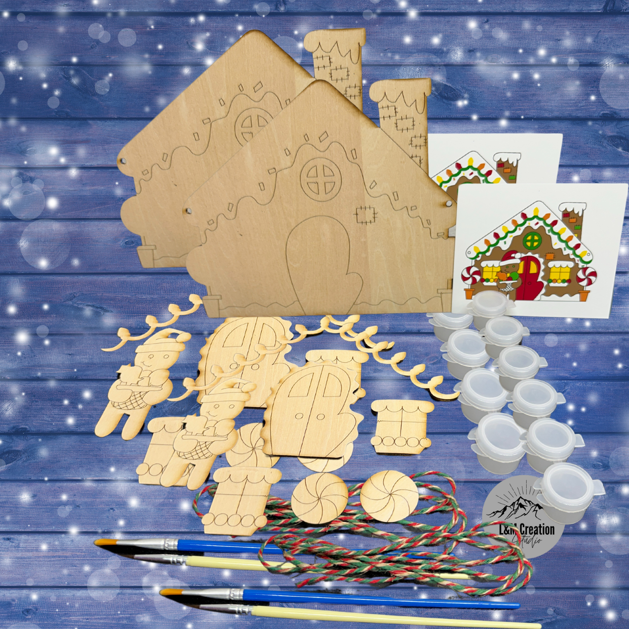 Gingerbread Paint Kit