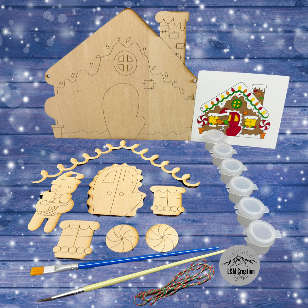 Gingerbread Paint Kit