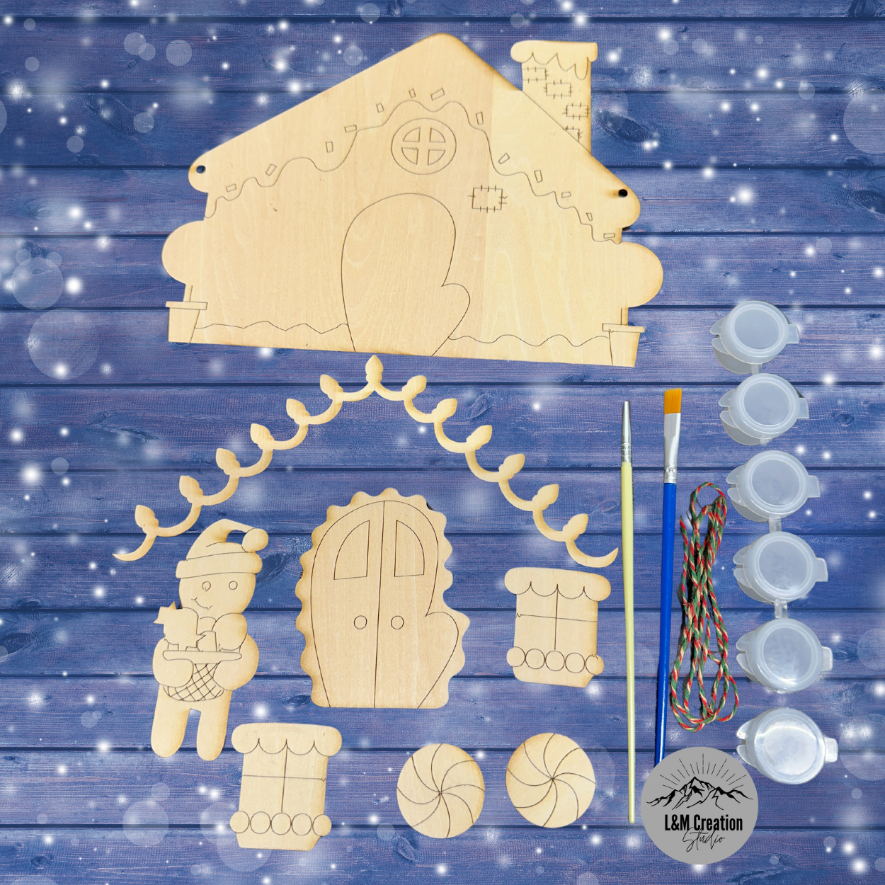 Gingerbread Paint Kit