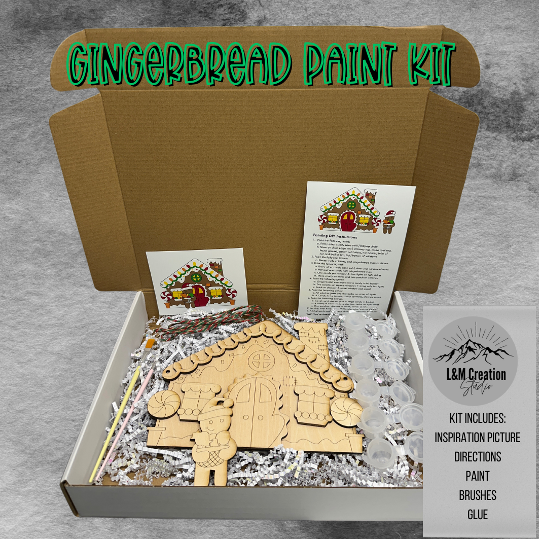 Gingerbread Paint Kit