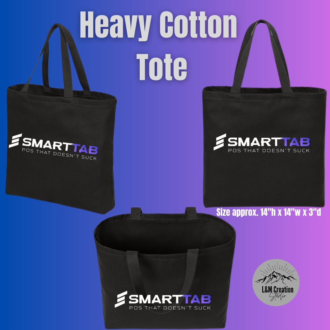Heavy Cotton Tote Smart Tab