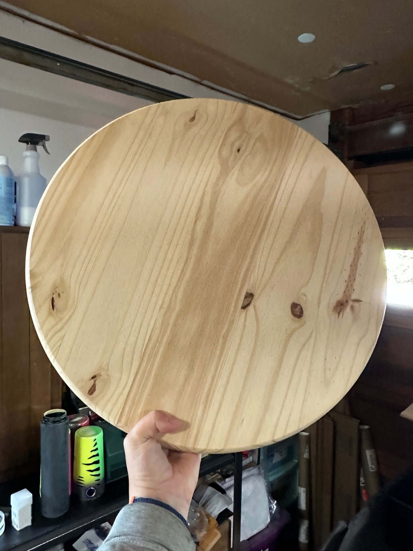 Customize a wood round