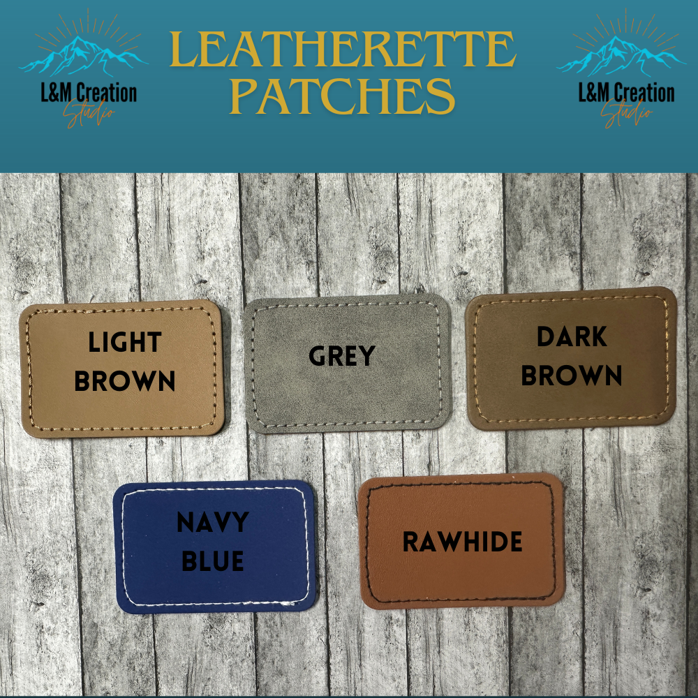 Leatherette Laser Patch