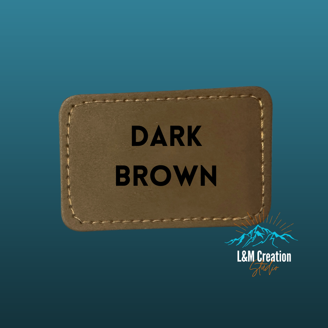 Leatherette Laser Patch