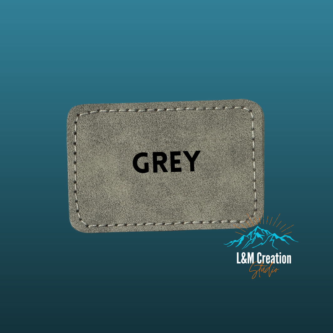 Leatherette Laser Patch