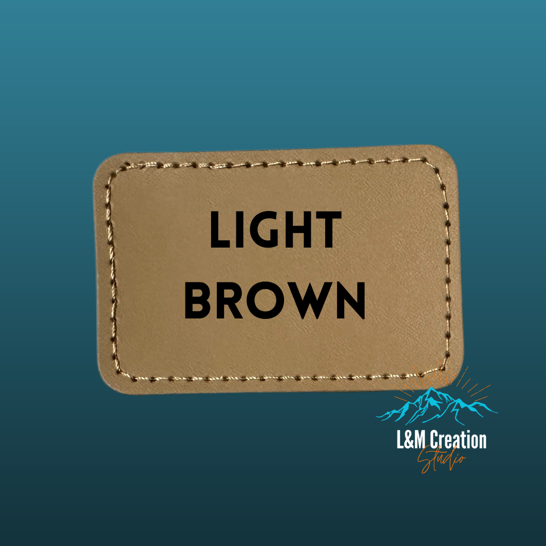 Leatherette Laser Patch