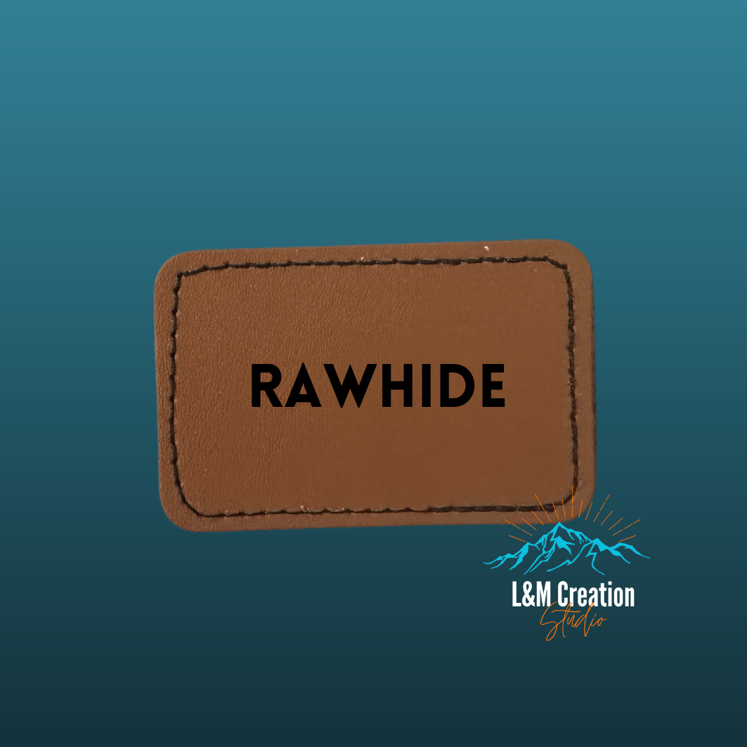 Leatherette Laser Patch
