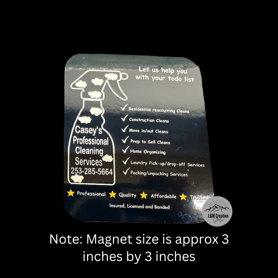 Casey Cleaning Magnet Navy Blue