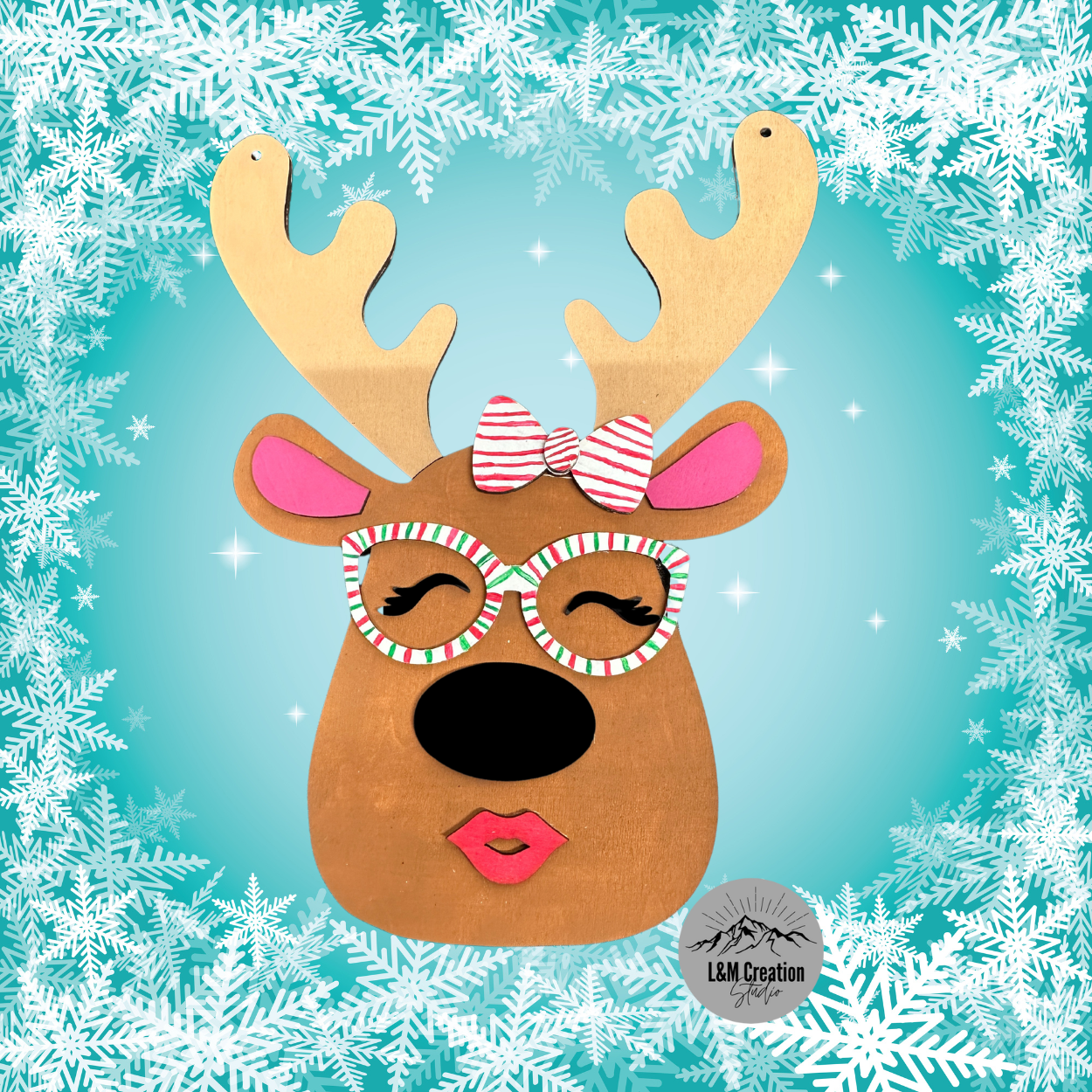 Build a Reindeer Paint Kit
