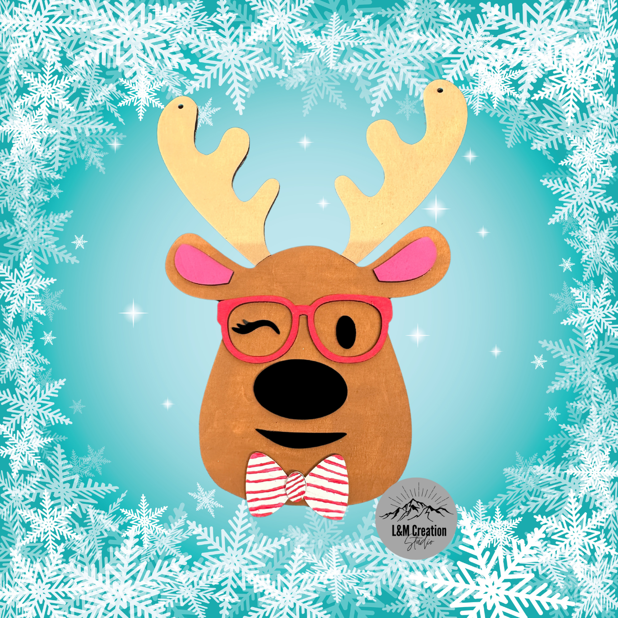 Build a Reindeer Paint Kit