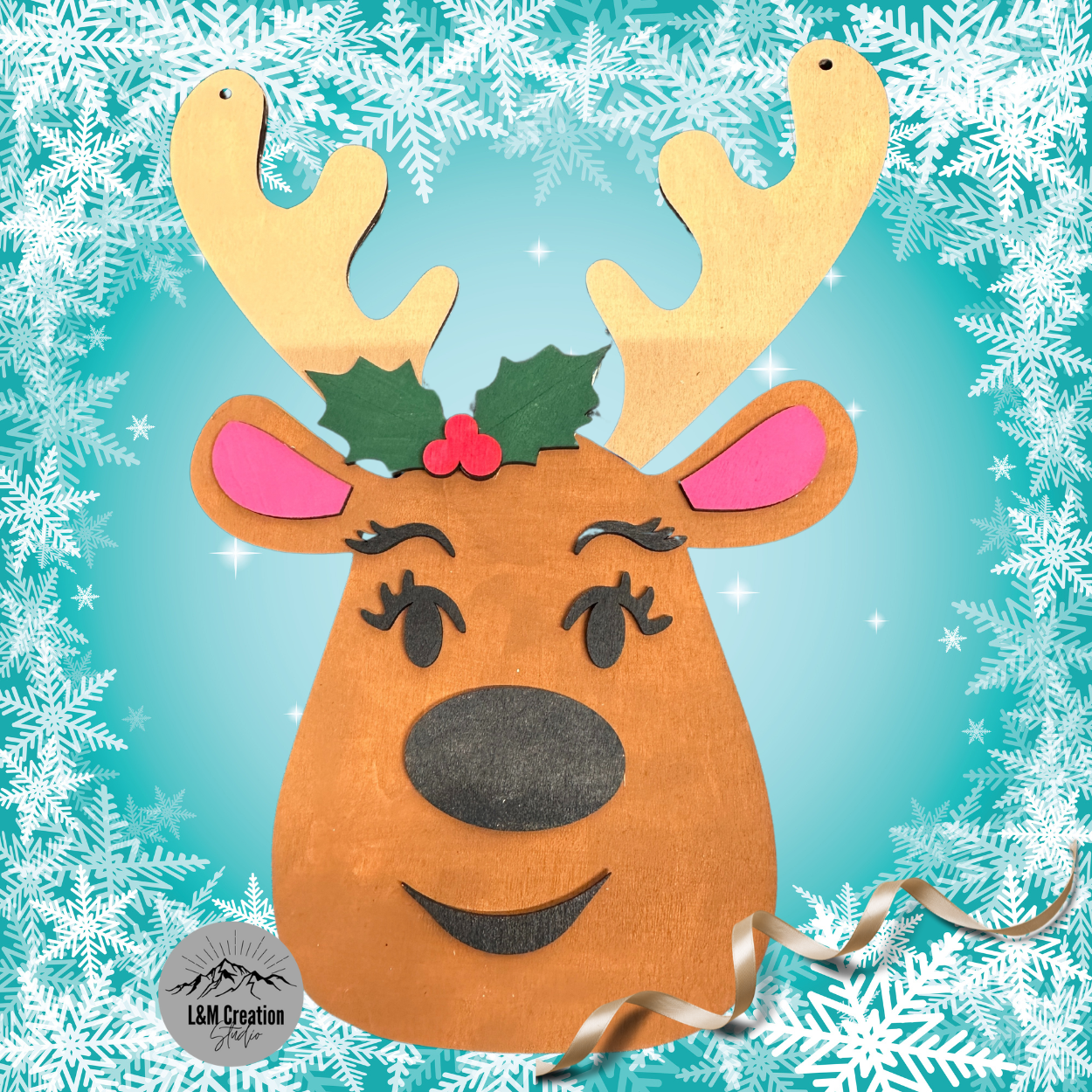 Build a Reindeer Paint Kit