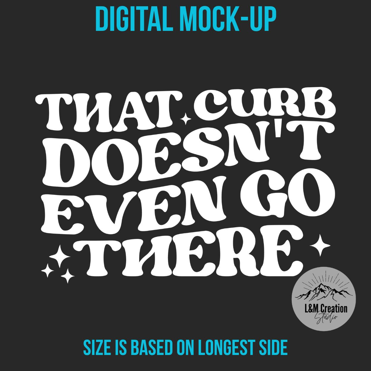 That curb.. Car Decal