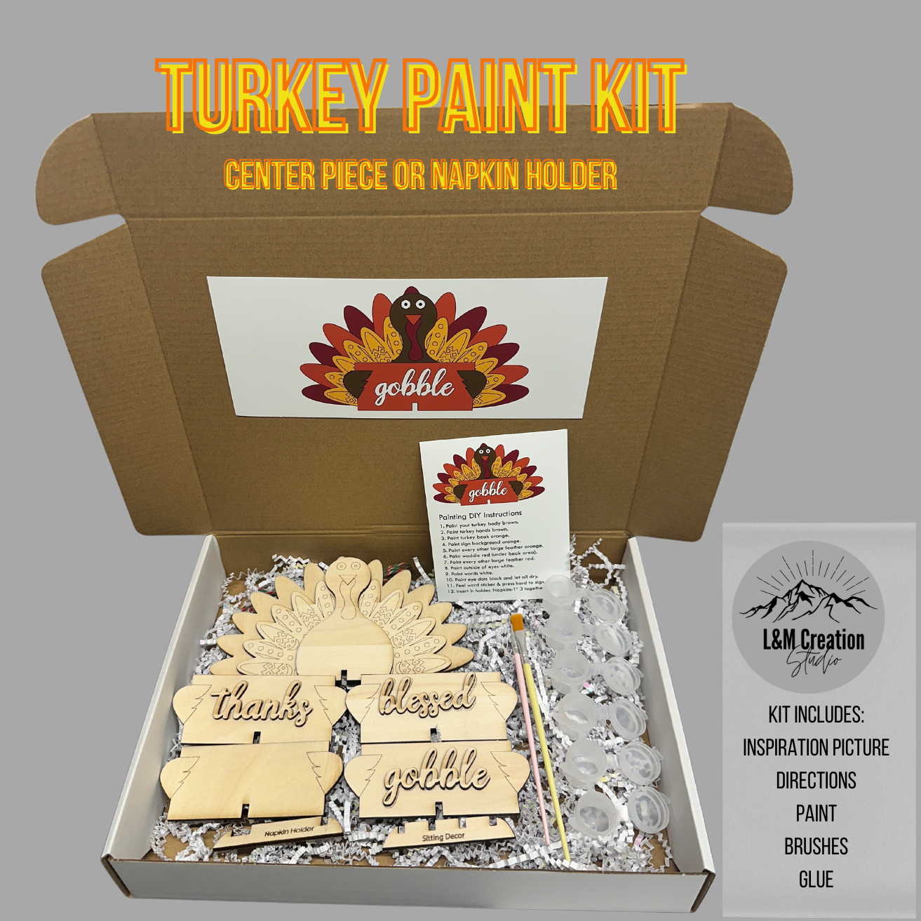 Turkey Paint Kit