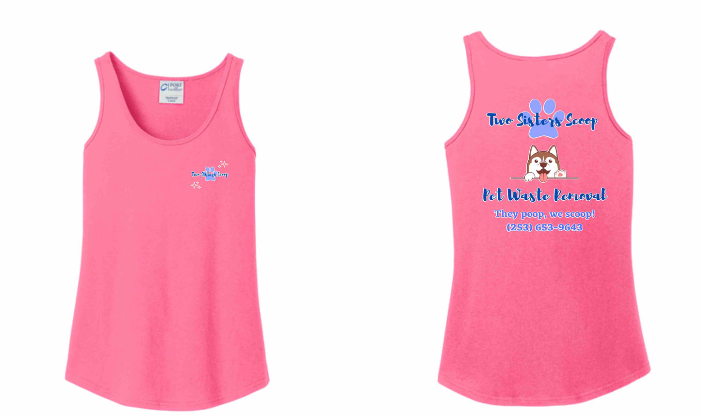 Two Sisters Scoop Tank Top