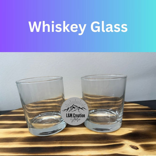 Sublimation Whiskey Glass