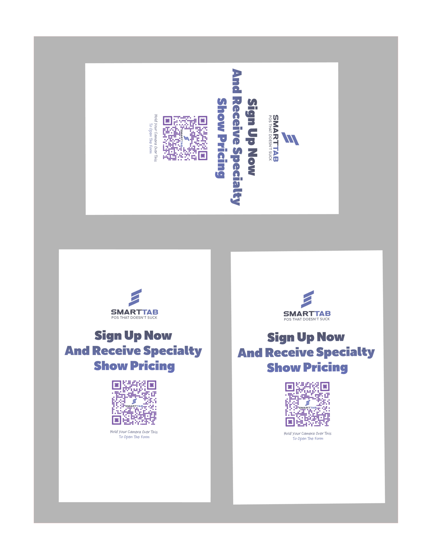 Smart Tab QR Stickers