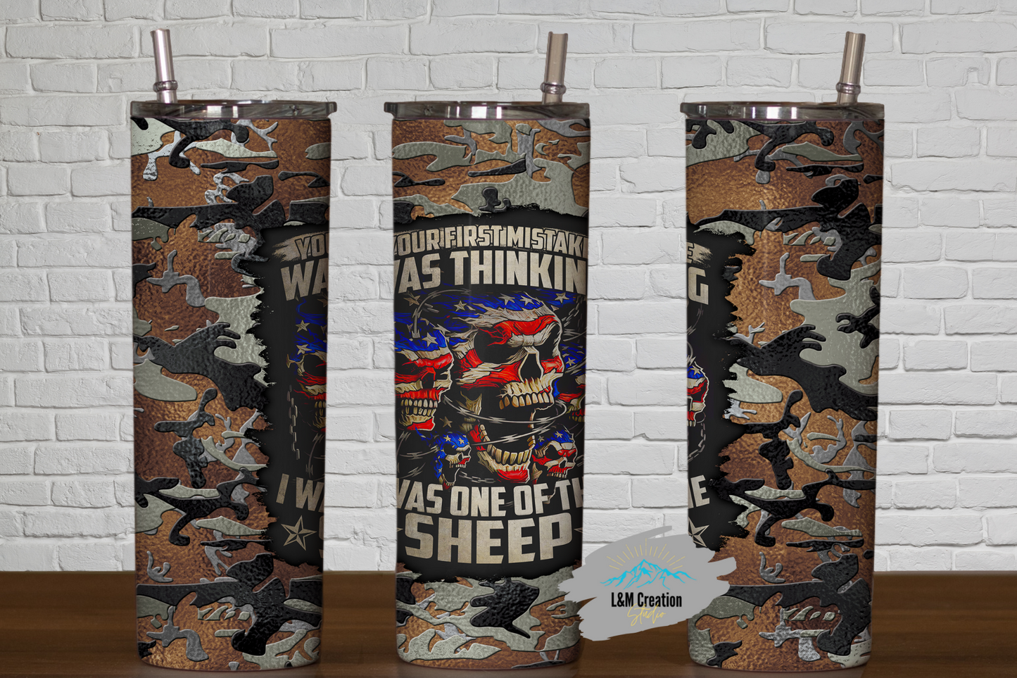 20oz First Mistake Sheep.... Tumbler
