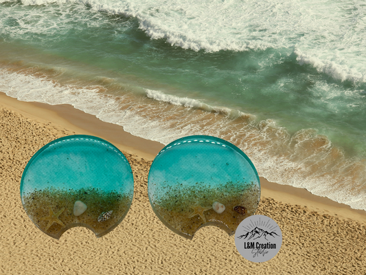 Beach Theme Car Coasters