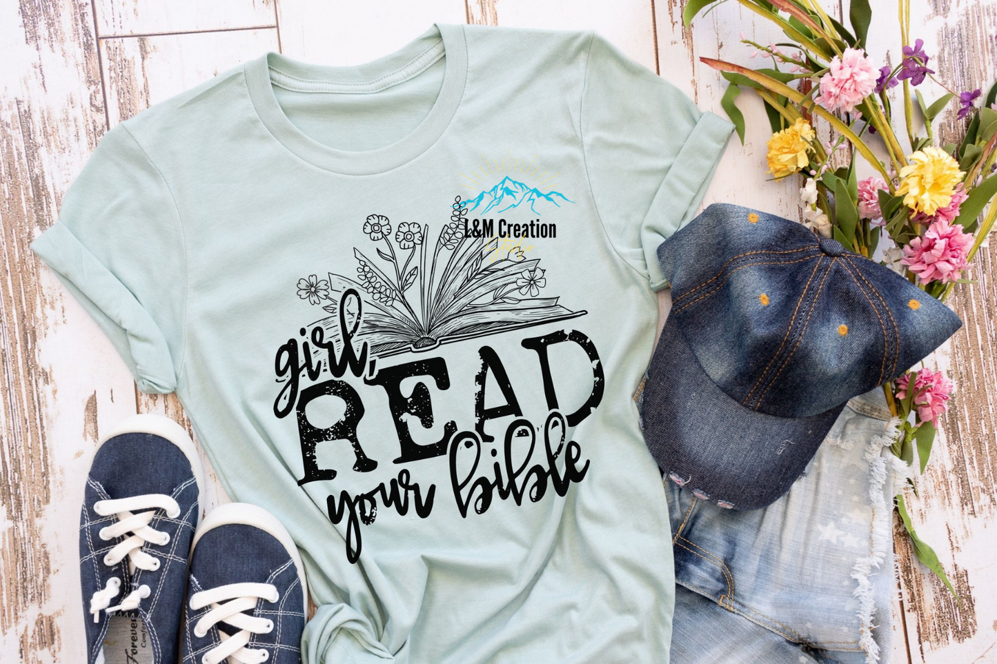 Girl read your.. _Screen Print