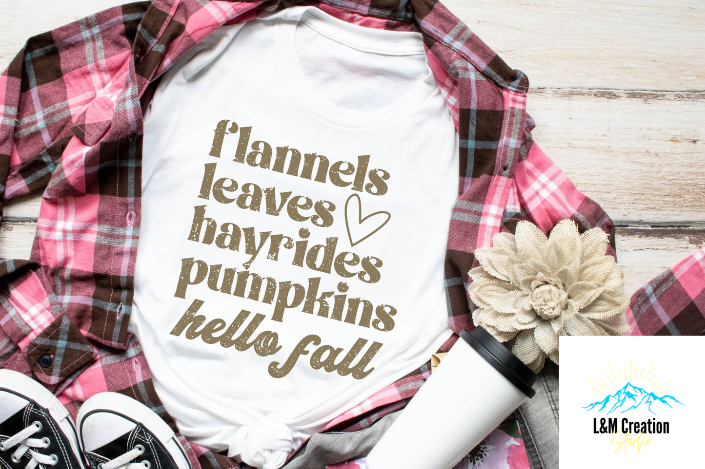 Flannels, leaves..._Screen Print