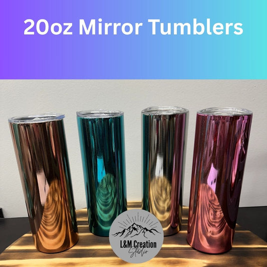 Sublimation 20oz Mirror Tumblers