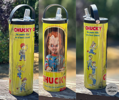 20oz Tumbler_horror friend