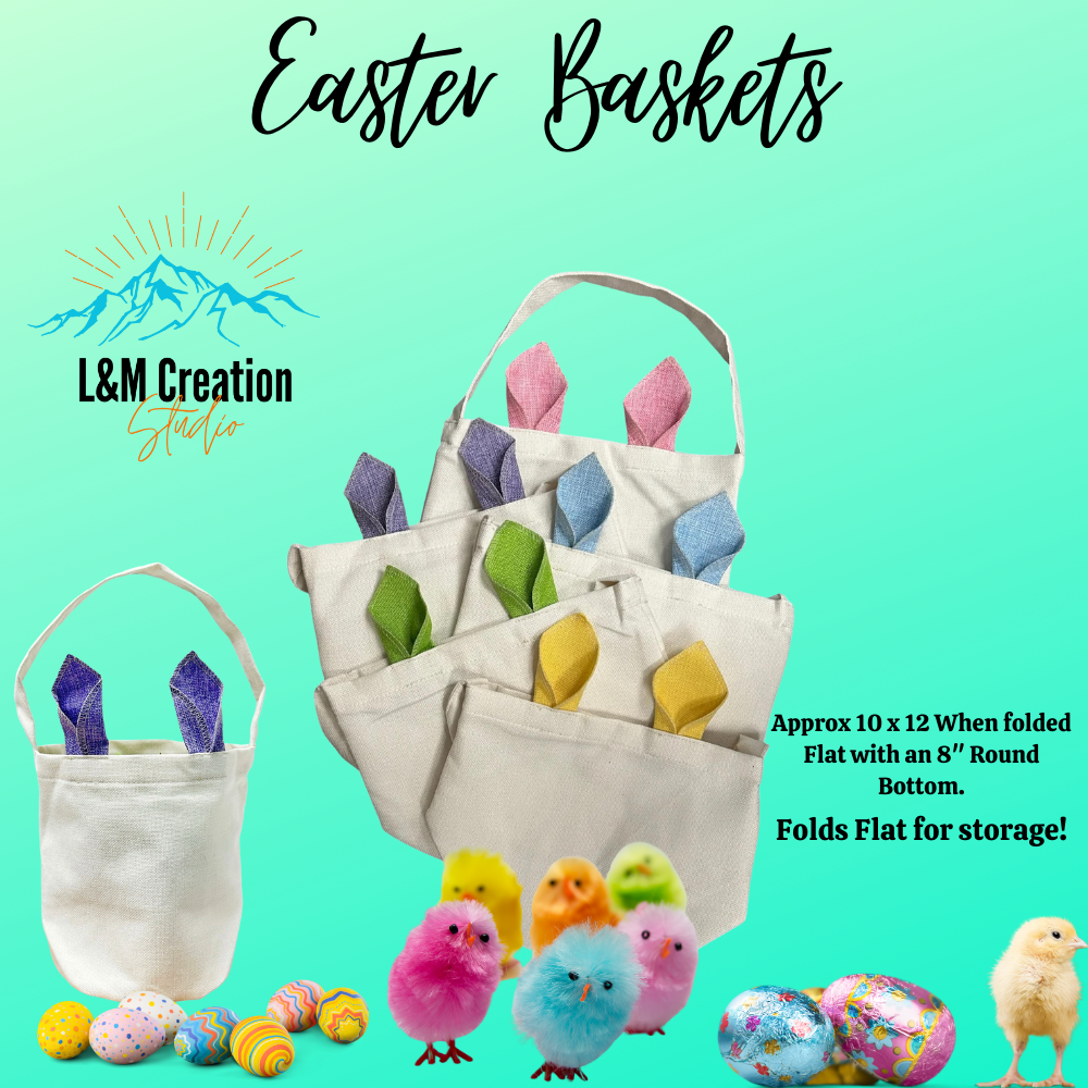 Linen Easter baskets