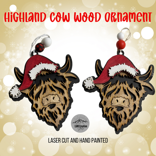 Highland Cow ornament