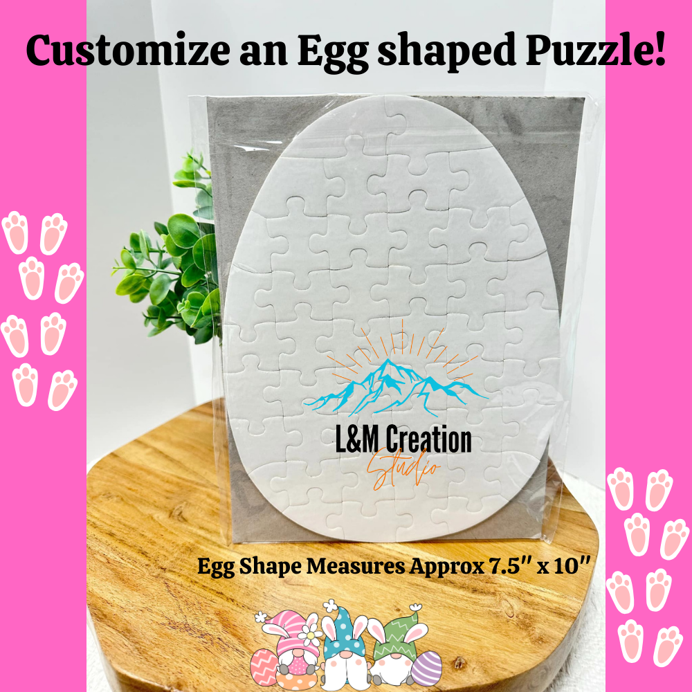 Easter Egg Shape Puzzle