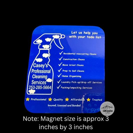 Casey Cleaning Magnet Blue