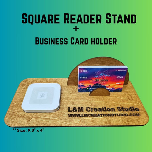 Square Reader stand and business card holder