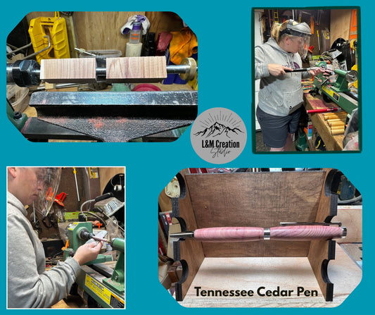 Handmade wooden pens