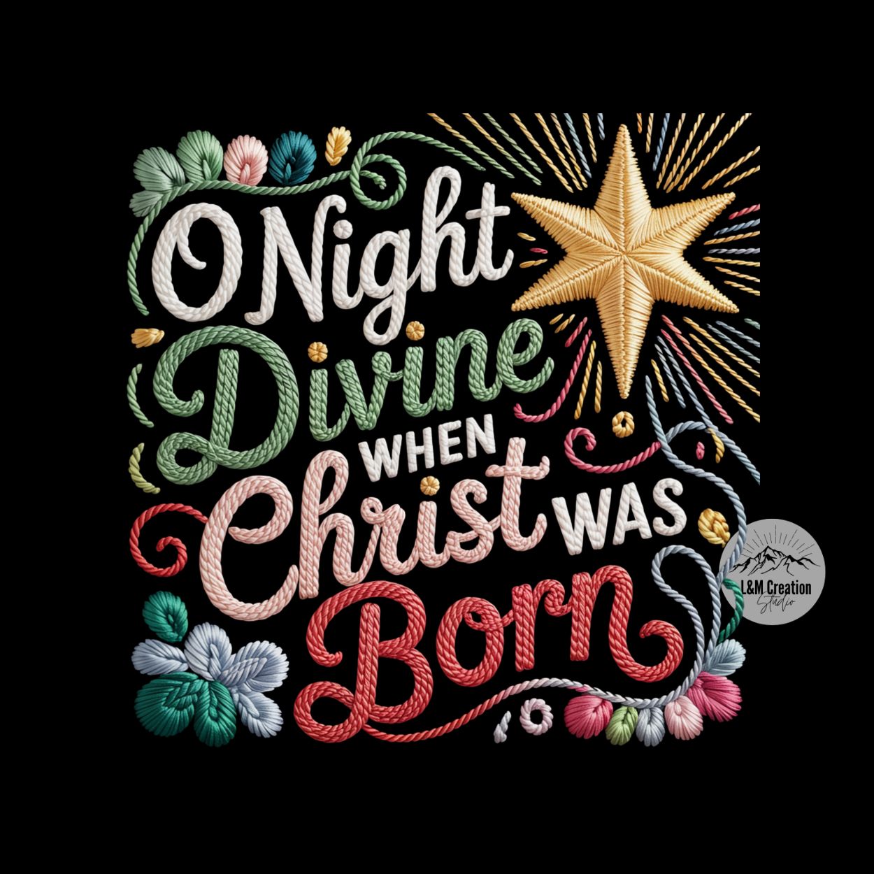 O night Divine_ faux crochet