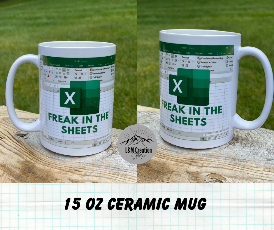 Freak in the Sheets Ceramic Mug