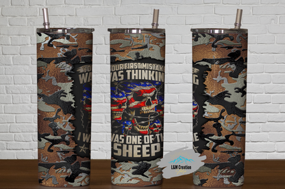 20oz First Mistake Sheep.... Tumbler