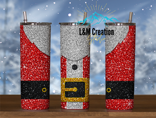 20 oz Tumbler_ Santa Tumbler