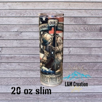 20oz Honoring Our Heroes Tumbler