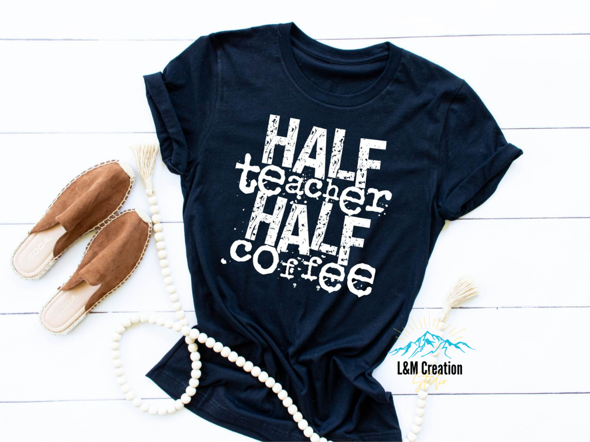 Half Teacher Half Coffee_Screen Print