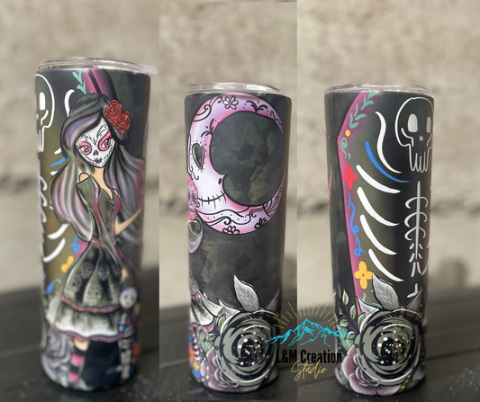 20oz Day of the Dead Tumbler