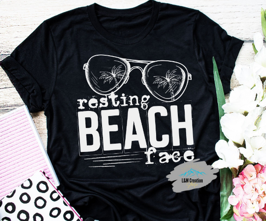 Resting BEACH Face Shirt