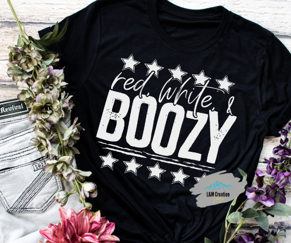 Red, White & BOOZY Shirt