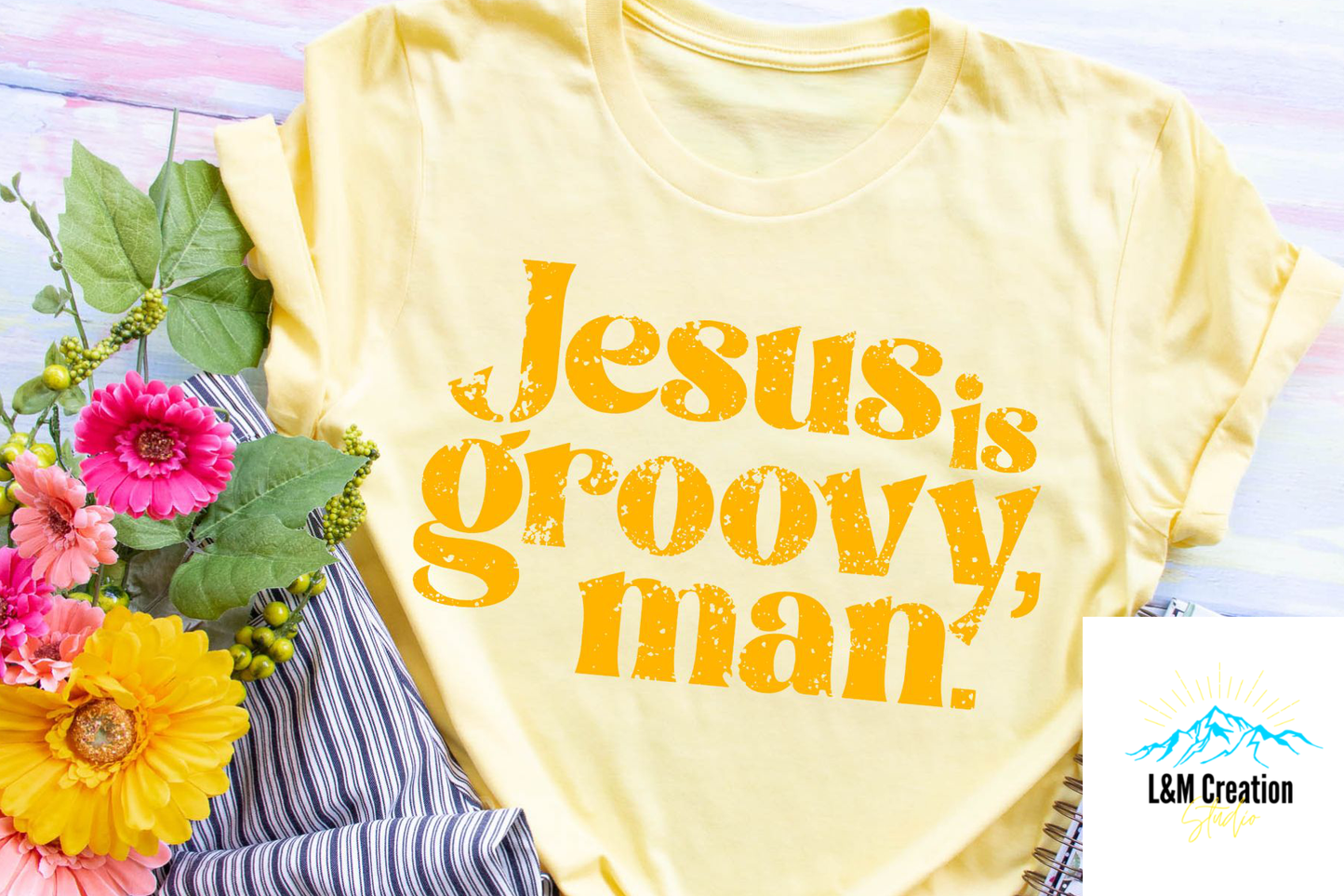 Jesus is groovy, man..._Screen Print