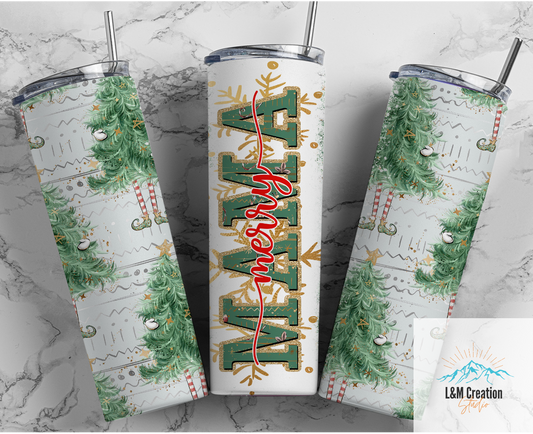 20 oz Tumbler_ Merry Mama