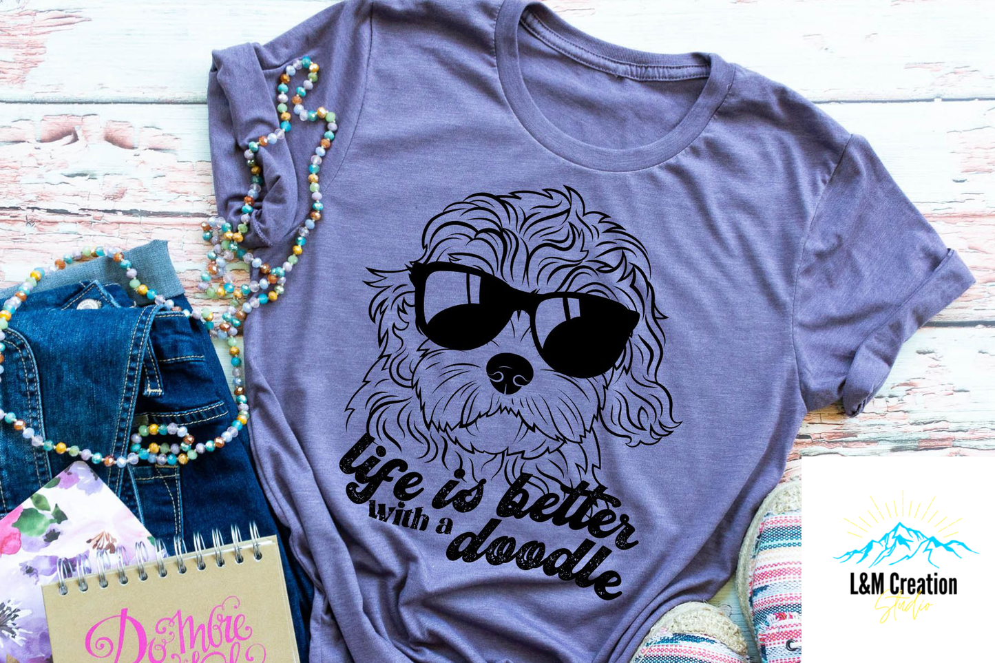 Life is better with a doodle _Screen Print