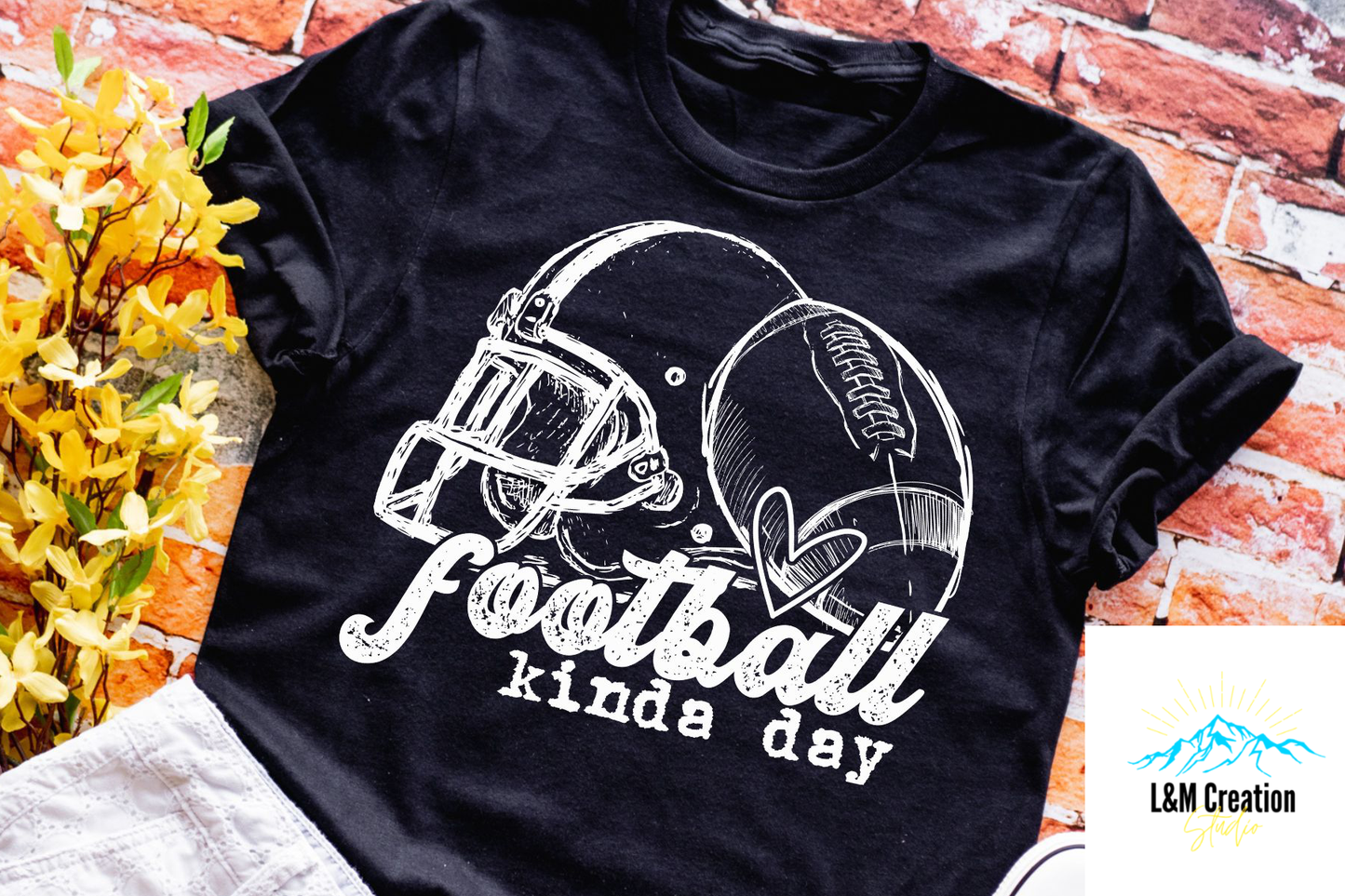 Football kinda day  ..Screen Print