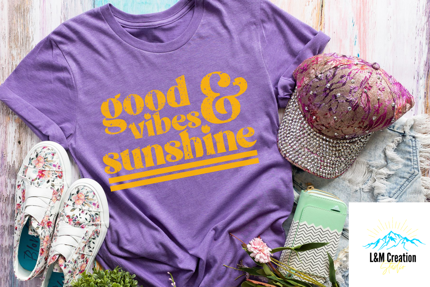 Good Vibes and Sunshine _Screen Print